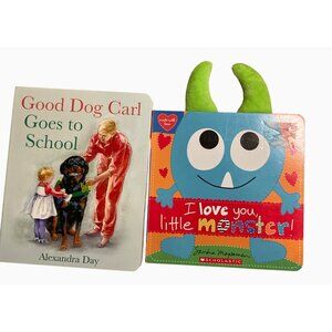 Toddler Board Books Good Dog Carl and Little Monster Board Books Set of 2